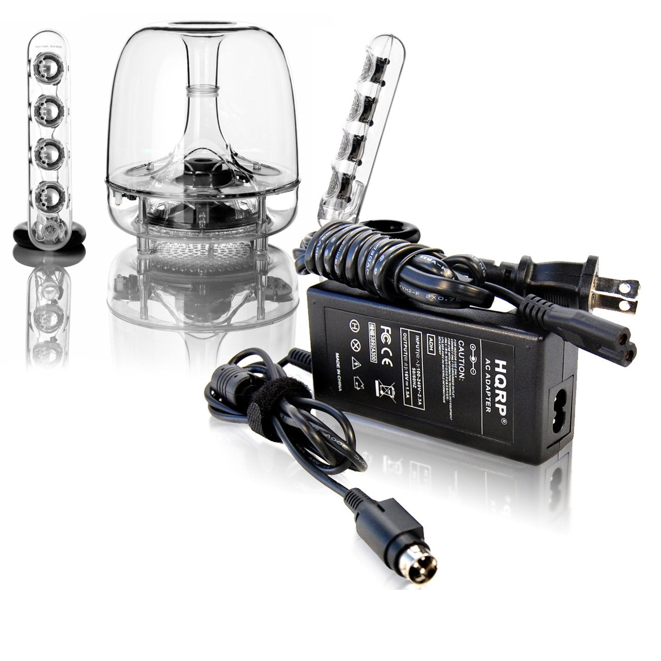 HQRP AC Adapter Works with Harman Kardon SoundSticks I, II, III, 1, 2, 3 Multimedia Speaker System Sound Sticks Power Supply Cord 16V 1.5A…