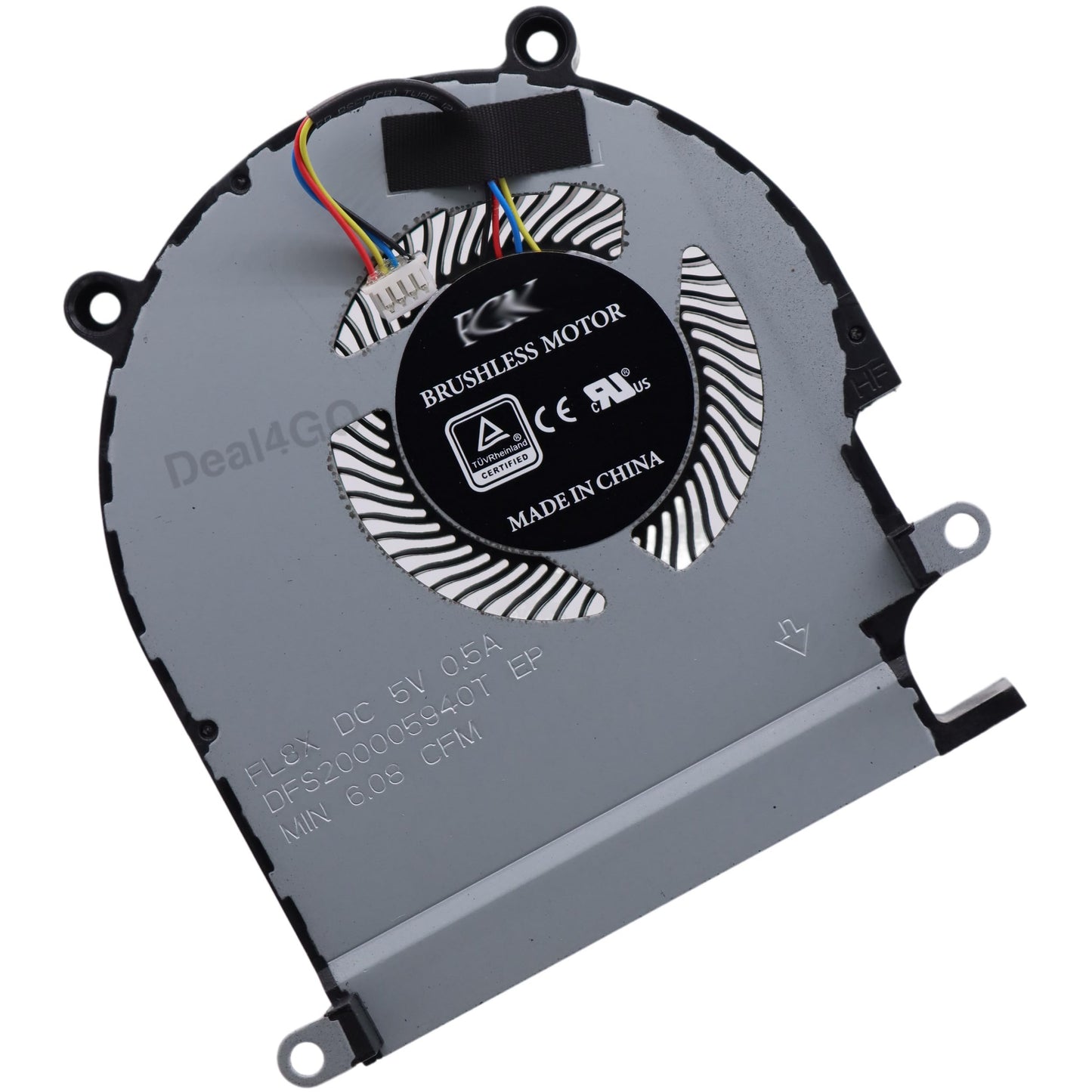 Deal4GO Docking Station Cooling Fan C96VF 0C96VF Replacement for Dell WD19 WD19S WD19TB WD19TBS WD19DC WD19DCS K20A Dock, Silver