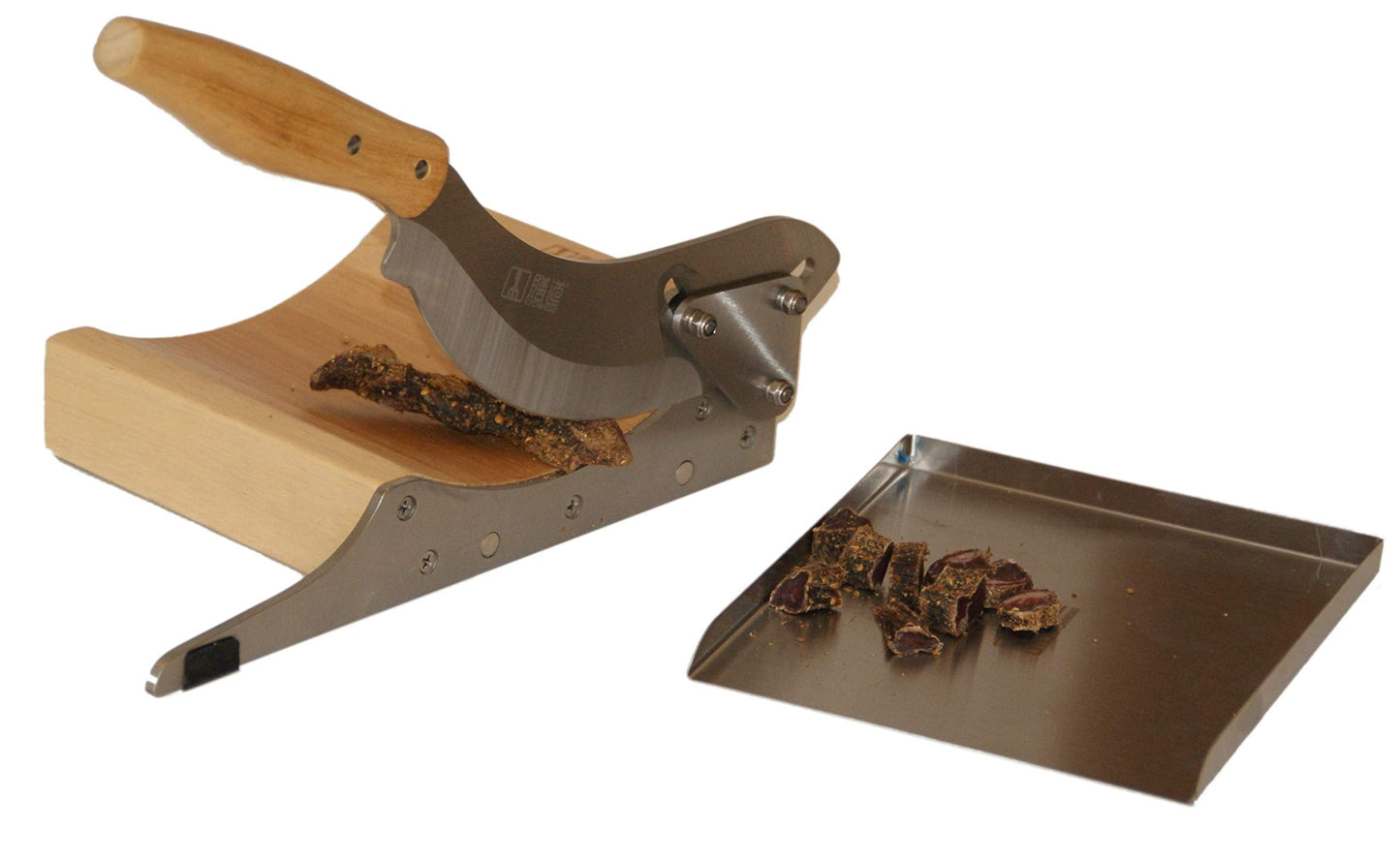 Cawoods Radiused Biltong Slicer with Detachable Magnetic Tray