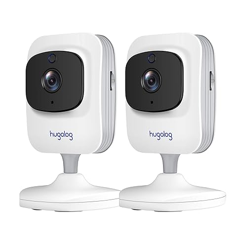Hugolog Security Cameras for Home Security, WiFi Camera 1080P, Indoor Cameras with Motion Detection, Compatible with Alexa,2-Way Audio, USA Cloud