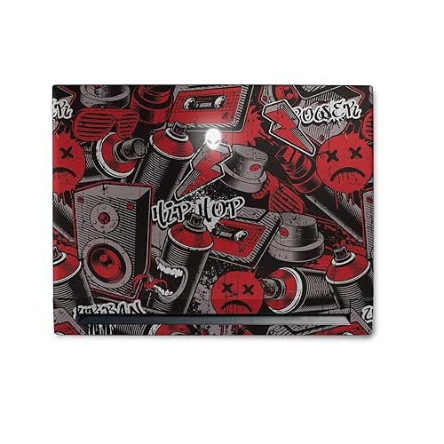 MightySkins Skin Compatible with Alienware M18 R1 (2023) Full Wrap Kit - Red Hip Hop | Protective, Durable, and Unique Vinyl Decal wrap Cover | Easy…