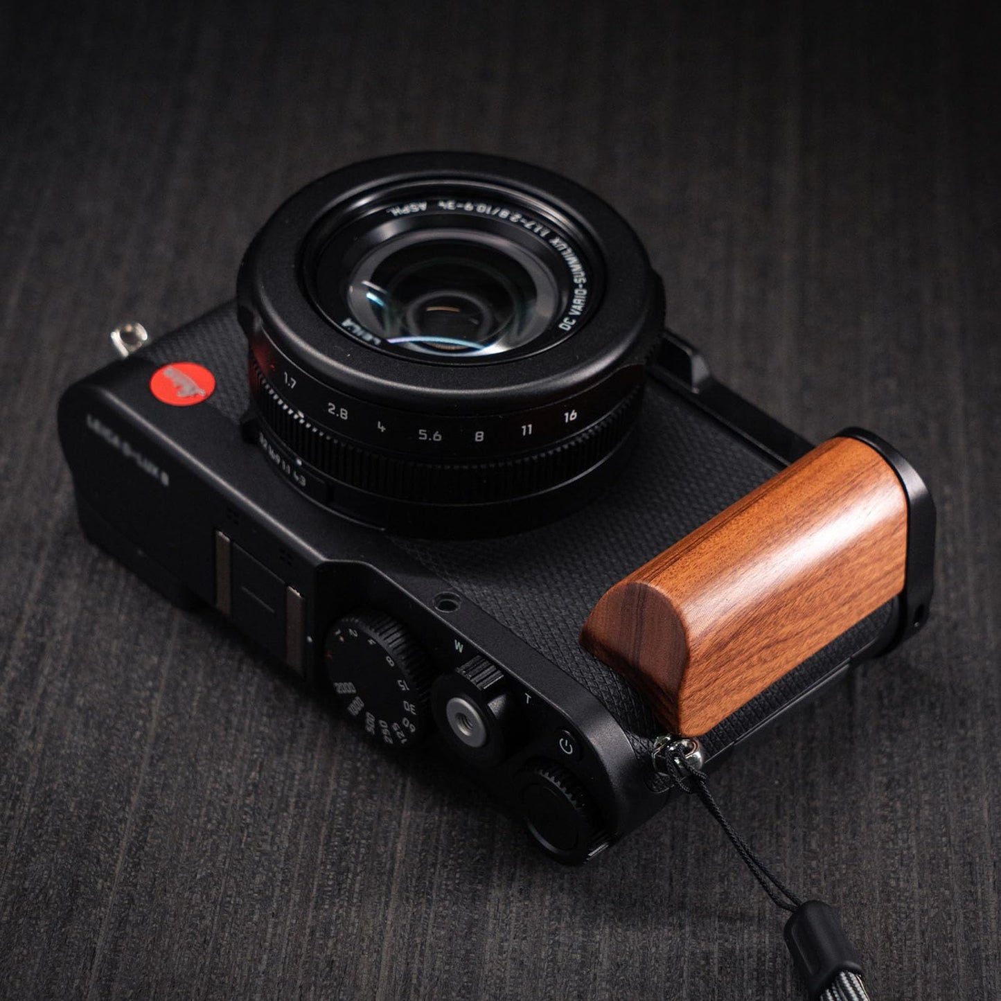 Iborrys L-Shaped Camera Handle ?Compatible with Leica D-LUX8 Camera ?Precious Vintage Solid Wood | Handcrafted by Experienced Artisans (Desert
