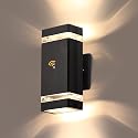 LMP Dusk to Dawn Outdoor Lighting, 5W LED Exterior Lighting Fixtures, IP65 Waterproof Wall Sconce Lights for Outside House, Porch, Garage and Front
