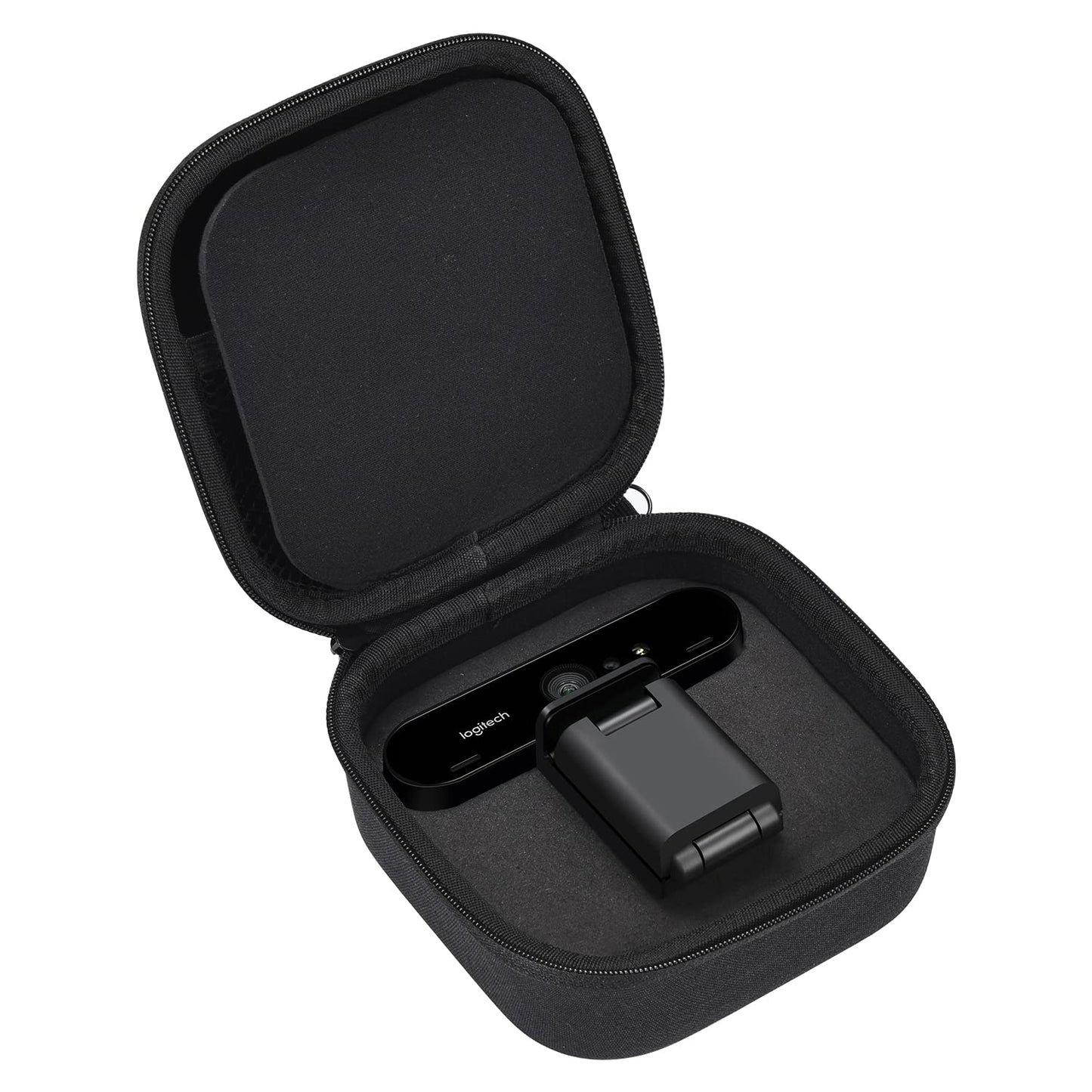BRIO (C1000e) Hard Case,Storage Bag Compatible with Logitech BRIO (C1000e) 4K Webcam Protective Travel Carrying Case (Black)