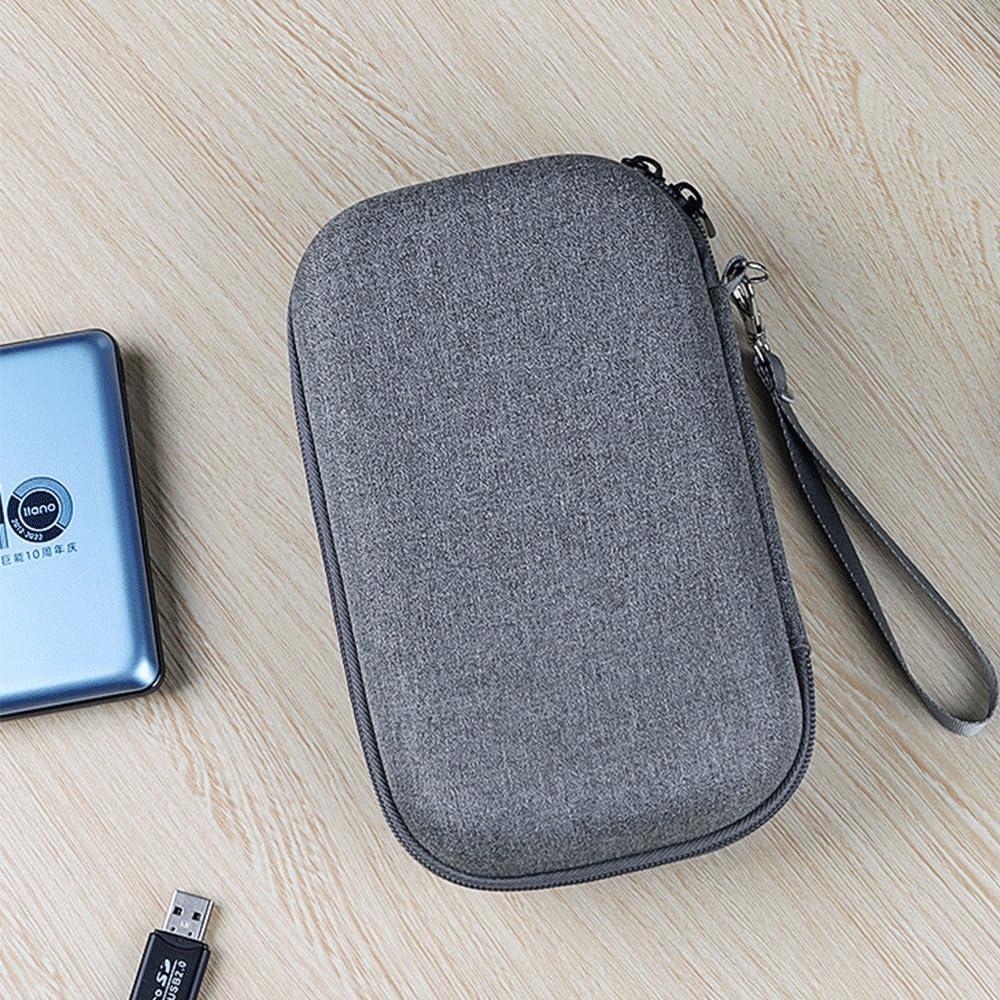 CAAORDKSO Hard Electronic Organizer Travel Case for MacBook Power Adapter Chargers Cables Power Bank Apple Magic Mouse USB Flash Disk SD Card Hard