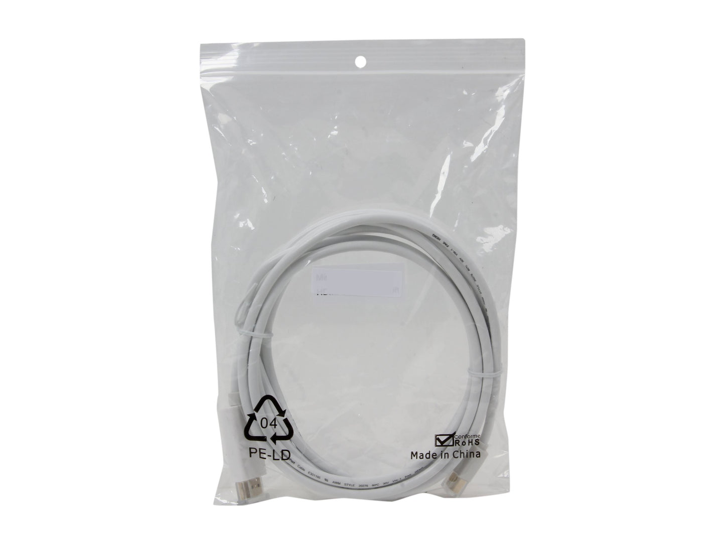 Nippon Labs MINIDP-HDMI-10 10-Feet Mini Display Port Male to HDMI Male 32 AWG Cable, White