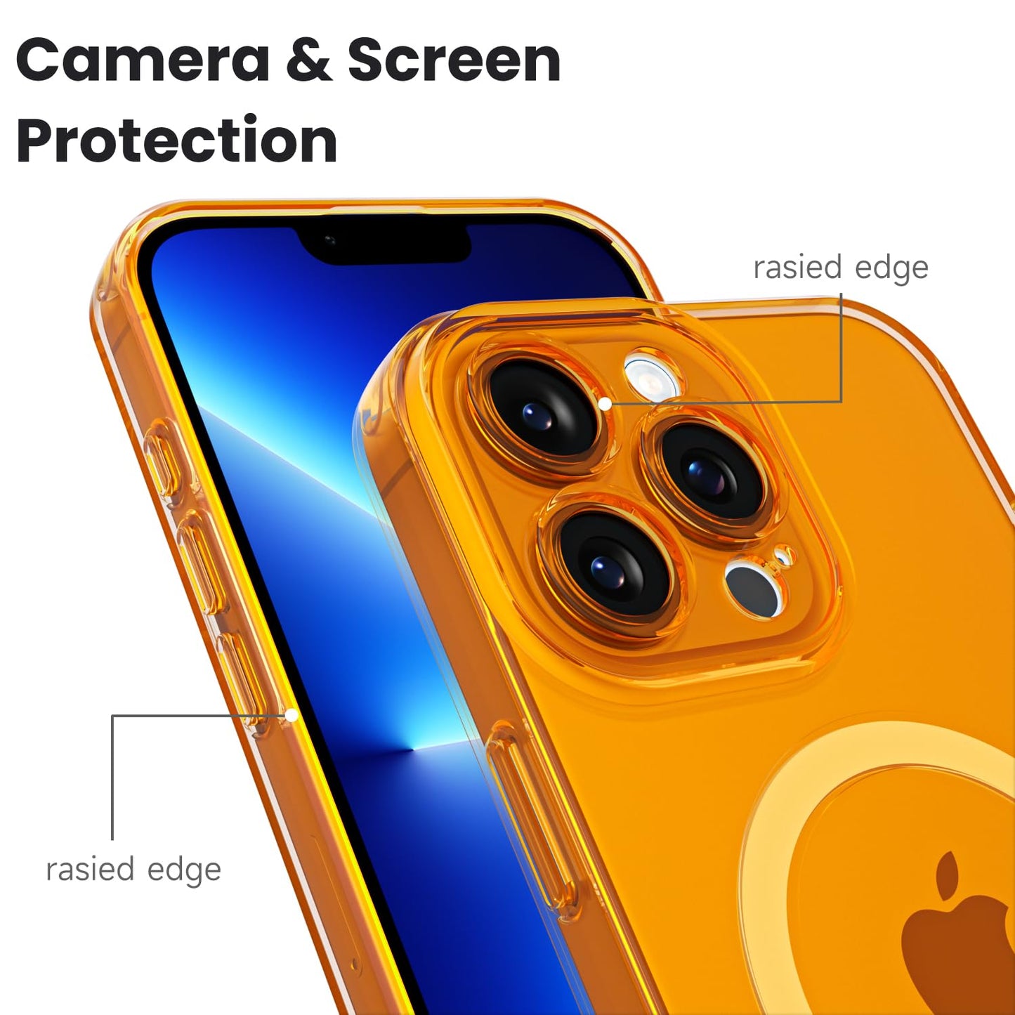 Svanove Soft Clear Case for iPhone 13 Pro Max Case Slim Magnetic, Compatible with Magsafe Minimalist Ultra Thin Transparent Silicone SafeCase