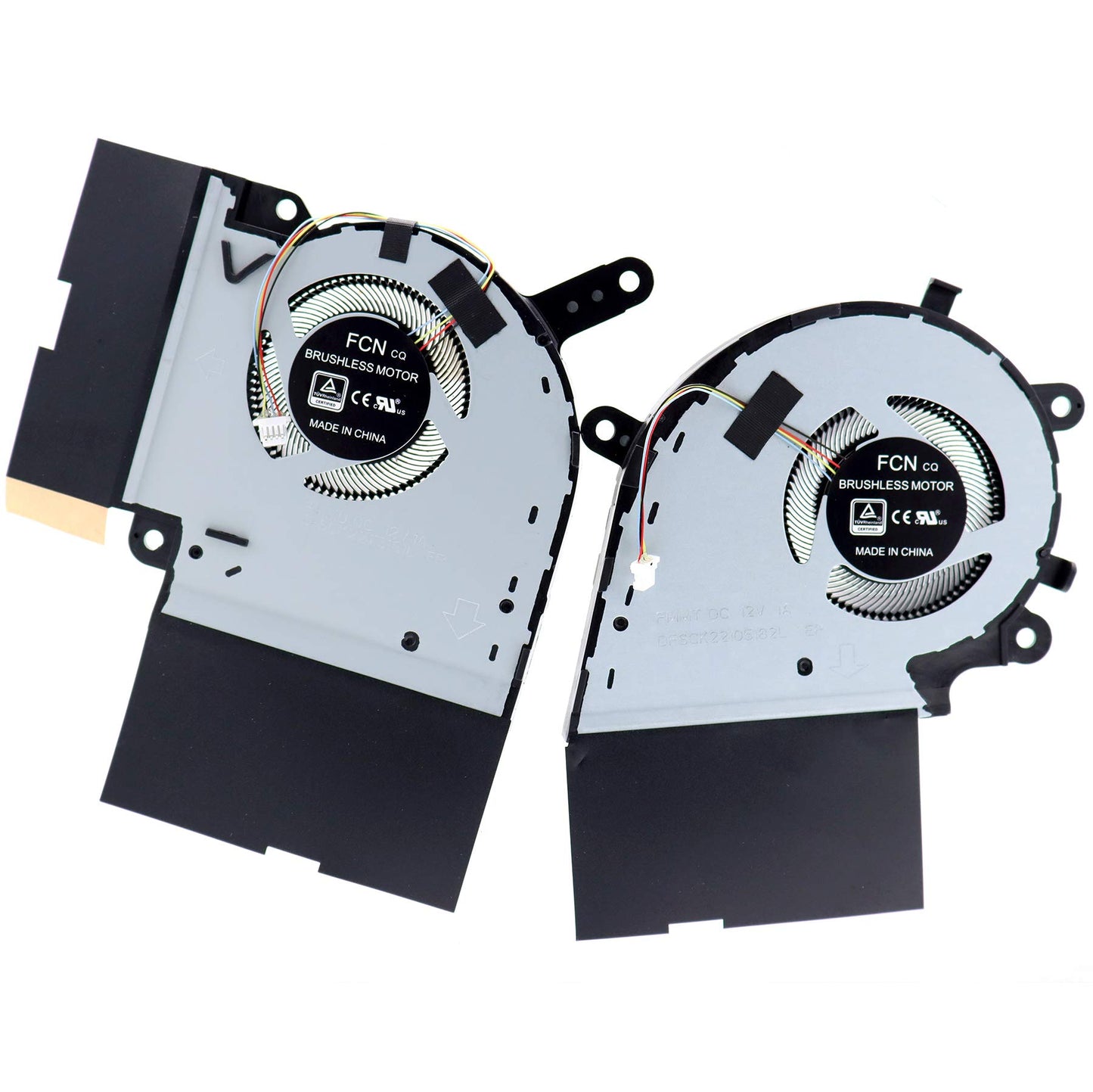 Deal4GO CPU & GPU Graphics Cooling Fan (12V) Replacement for ASUS G531GW G731GW G712LW G732LXS G531GW-DB76 G731GW-DH76 G712LW-ES74