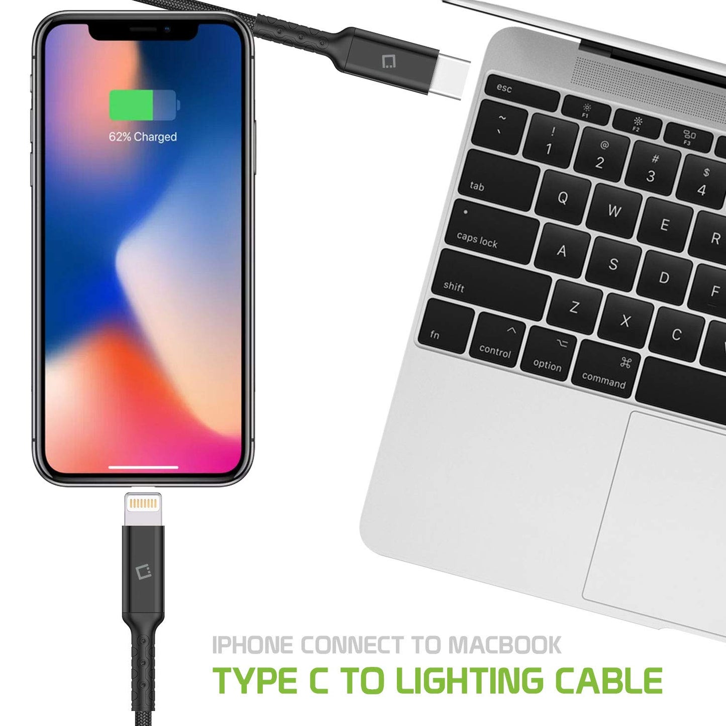 Cellet iPhone Charger Cable, Lightning Charging Cord, Data Cable Compatible for Apple iPhone 15 14 Pro Max Plus13 12 11 SE Mini XS iPad Pro Air, iPad…