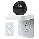 BELIEFLUO Outlet Shelf Holder Fit for Duplex Receptacle, Bathroom Decor,Cable Management,A Space Saving Solution, Homepod Mini Google Home/Echo/Smart