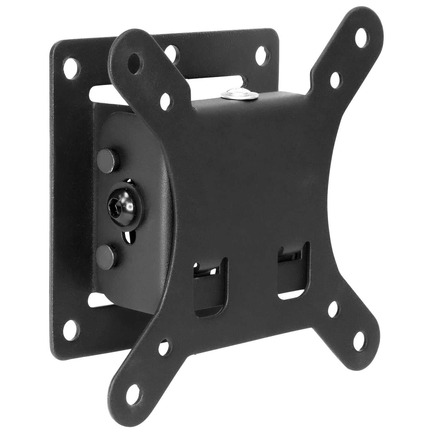 Mount-It! Low Profile Tilting TV Wall Mount for 24-32 Inch Flat Screen TVs | Quick Release Small TV Mount Bracket | VESA 75x75 100x100 | 1.65” Slim