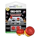 KontrolFreek Call of Duty Deadshot Edition Performance Thumbsticks for Xbox Series X (XBX) and Xbox One (XB1) | 1 High-Rise, 1 Mid-Rise | Red/Yellow
