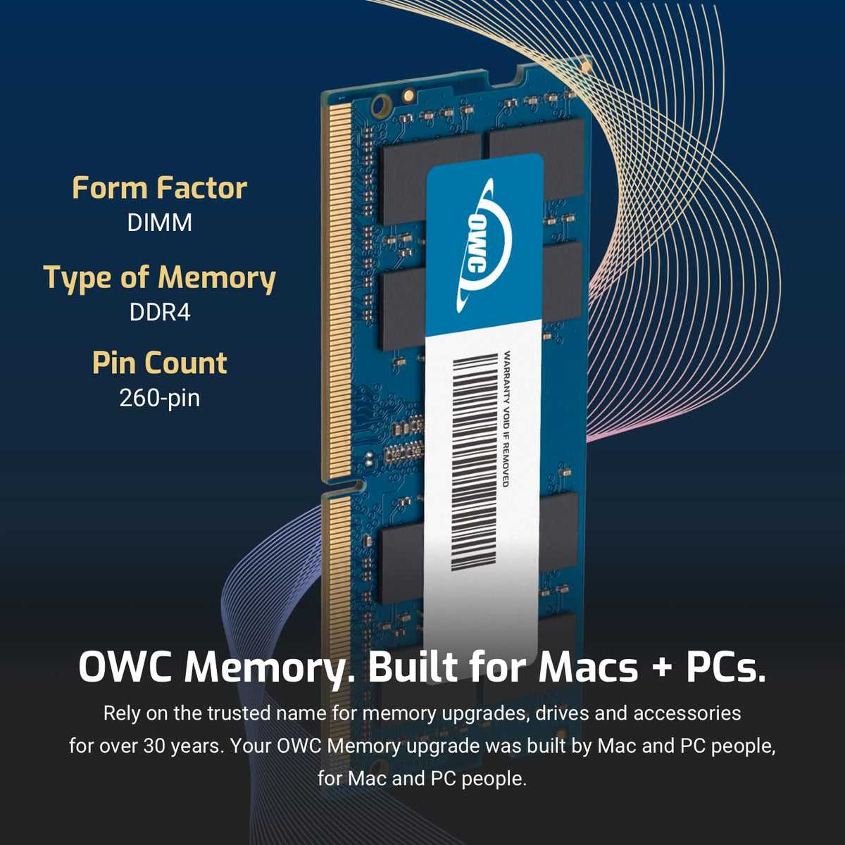 OWC Memory 16GB (2X 8GB) DDR4 PC4-19200 2400MHz RAM