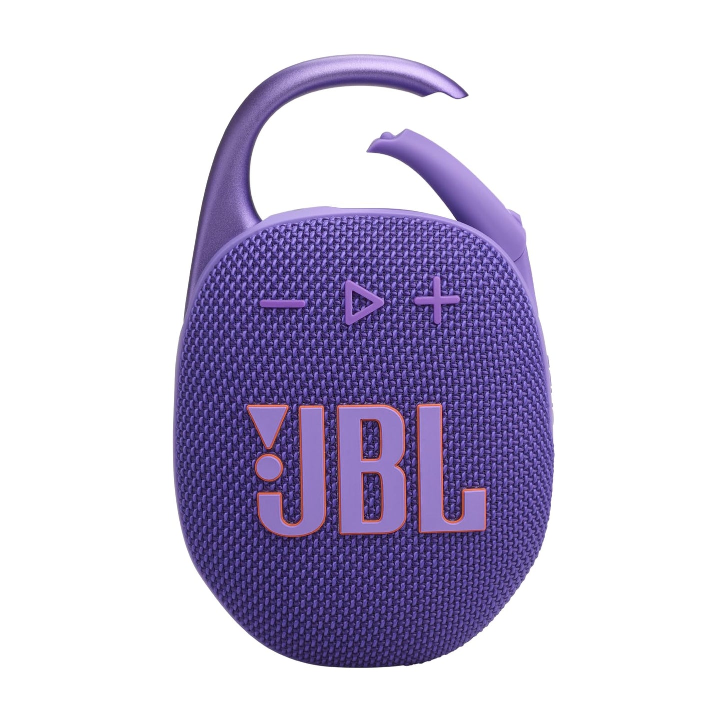 JBL Clip 5 Ultra Portable Bluetooth Speaker with gSport Carbon Fiber Case (Purple)