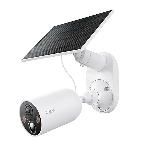 Tapo MagCam 2K+ Outdoor Wireless Security Camera - Battery Power with Solar Charging, Magnetic Mount, Person/Vehicle Detection, Subscription-Free