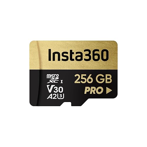 Insta360 256GB PRO microSDXC Memory Card, V30, A2, UHS-I, 90 MB/s Read/Write Speed