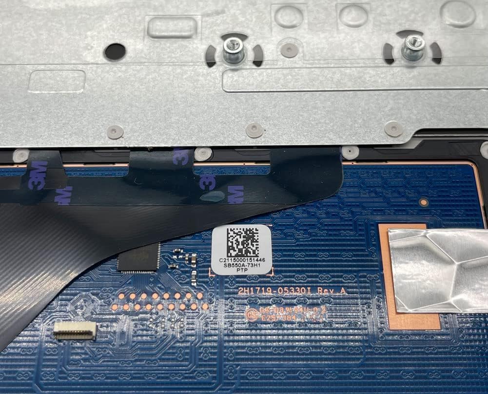 Replacement Upper Case Palmrest for HP 15T-DW 15-DW 15S-DR 15S-DU Series Laptop Backlight Keyboard Assembly Touchpad Top Cover L52022-001 AP2H8000510