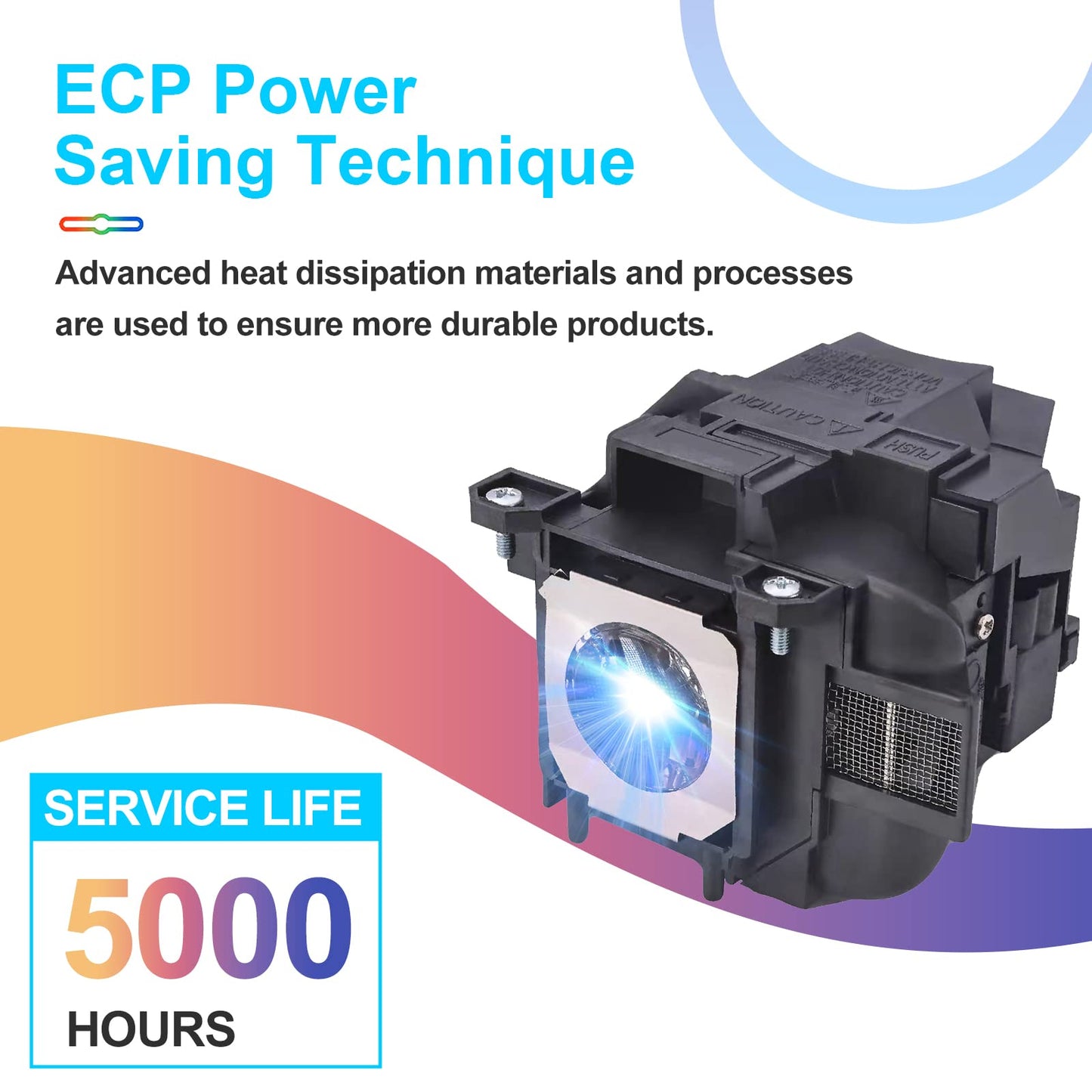 Suitable for ELPLP88/V13H010L88 Replacement Projector Bulb for Epson Powerlite Home Cinema 1040 2045 640 2040 740HD 97H 98H 99WH 955WH X27 W29 S27