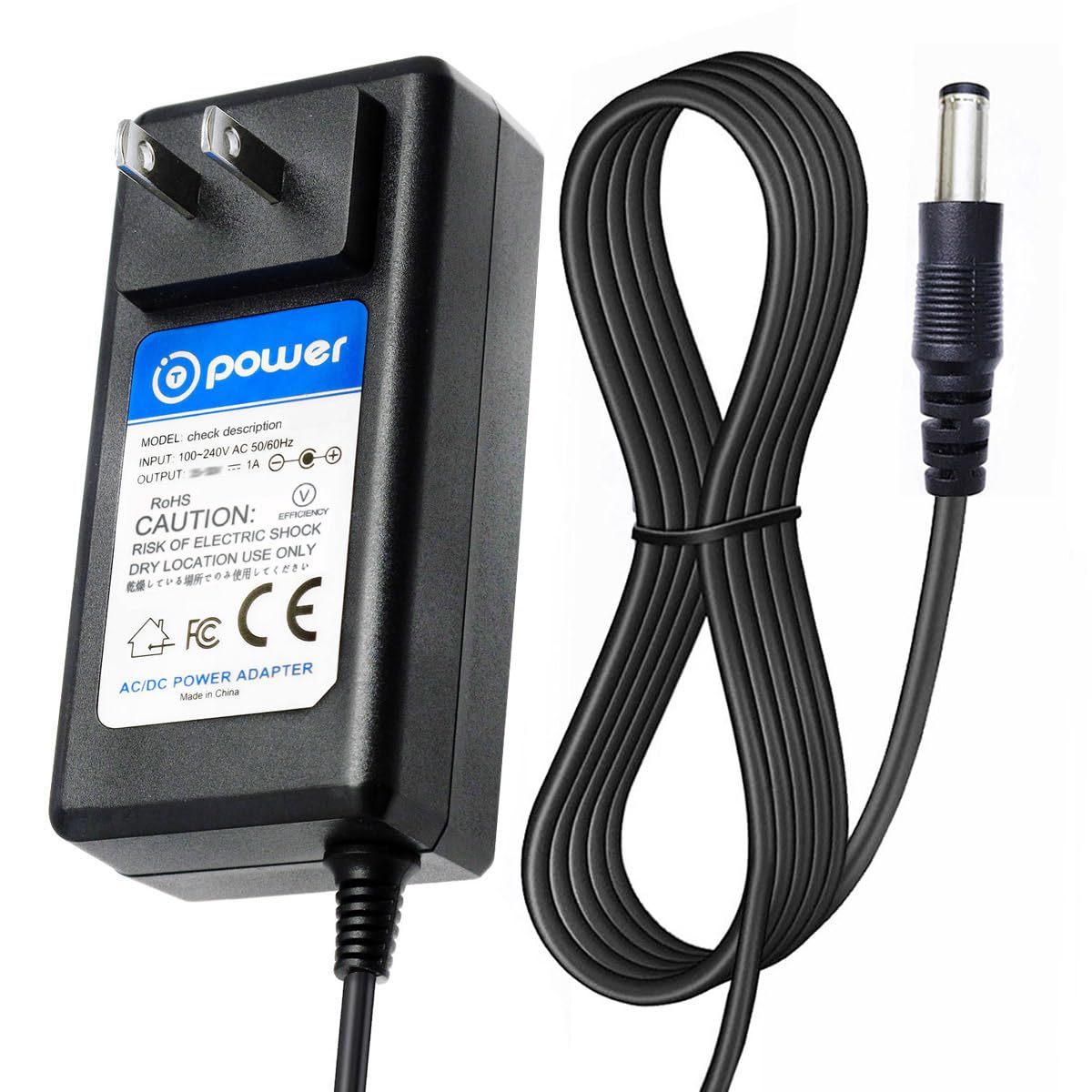 T POWER 18V Charger for ECOXGEAR Defender Outdoor Portable Bluetooth Speaker GDI-EXDFNR01 GDIEXDFNR01 & TaoTronics TT-SK017U, TT-SK020 2.1 Channel…