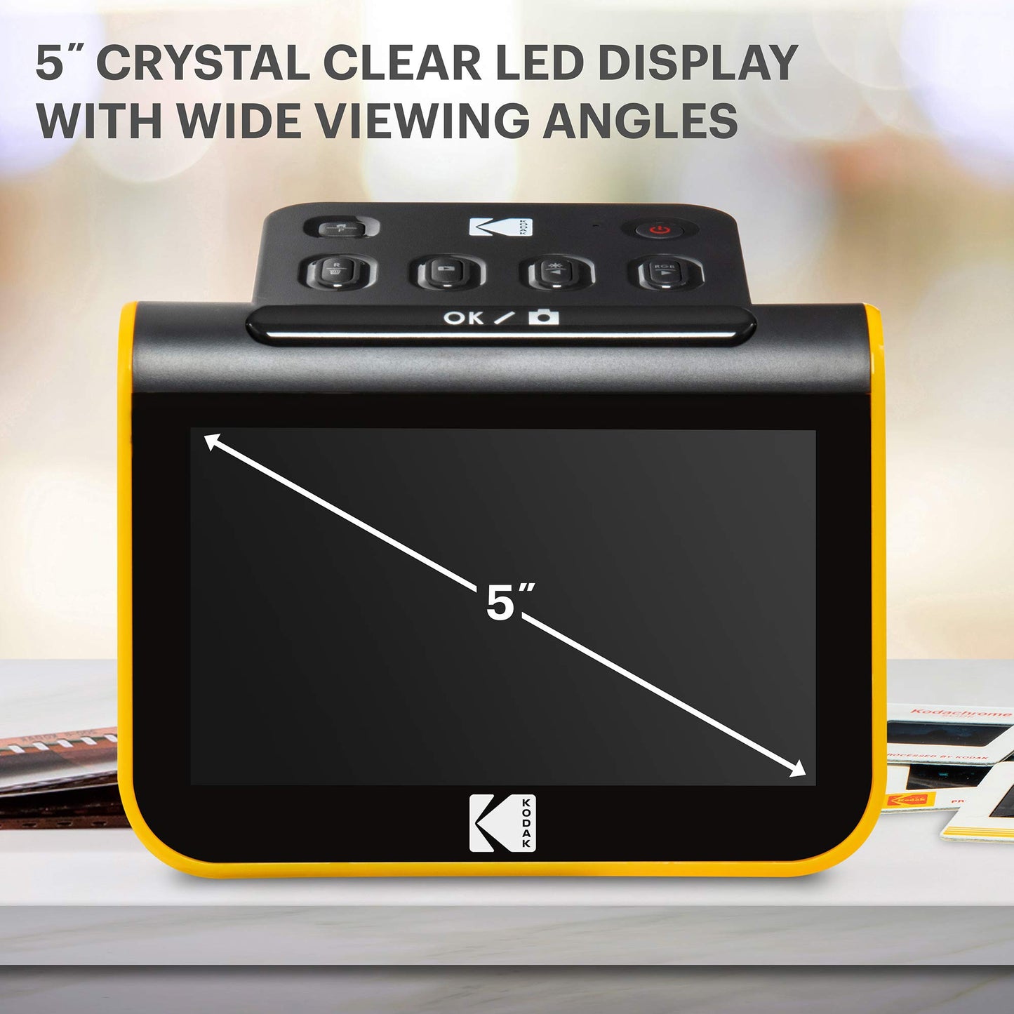 KODAK Slide N Scan Film & Slide Scanner, 22MP, 5" LCD Screen, 135/110/126mm