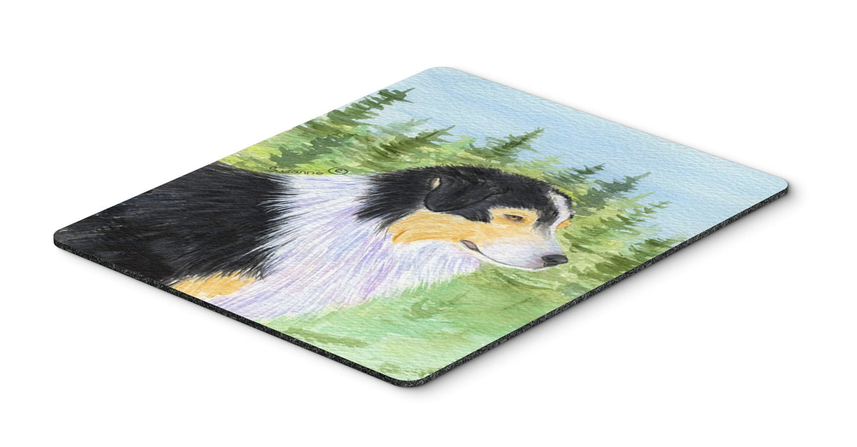 Caroline's Treasures SS8316MP Australian Shepherd Mouse Pad/Hot Pad/Trivet, Large, Multicolor