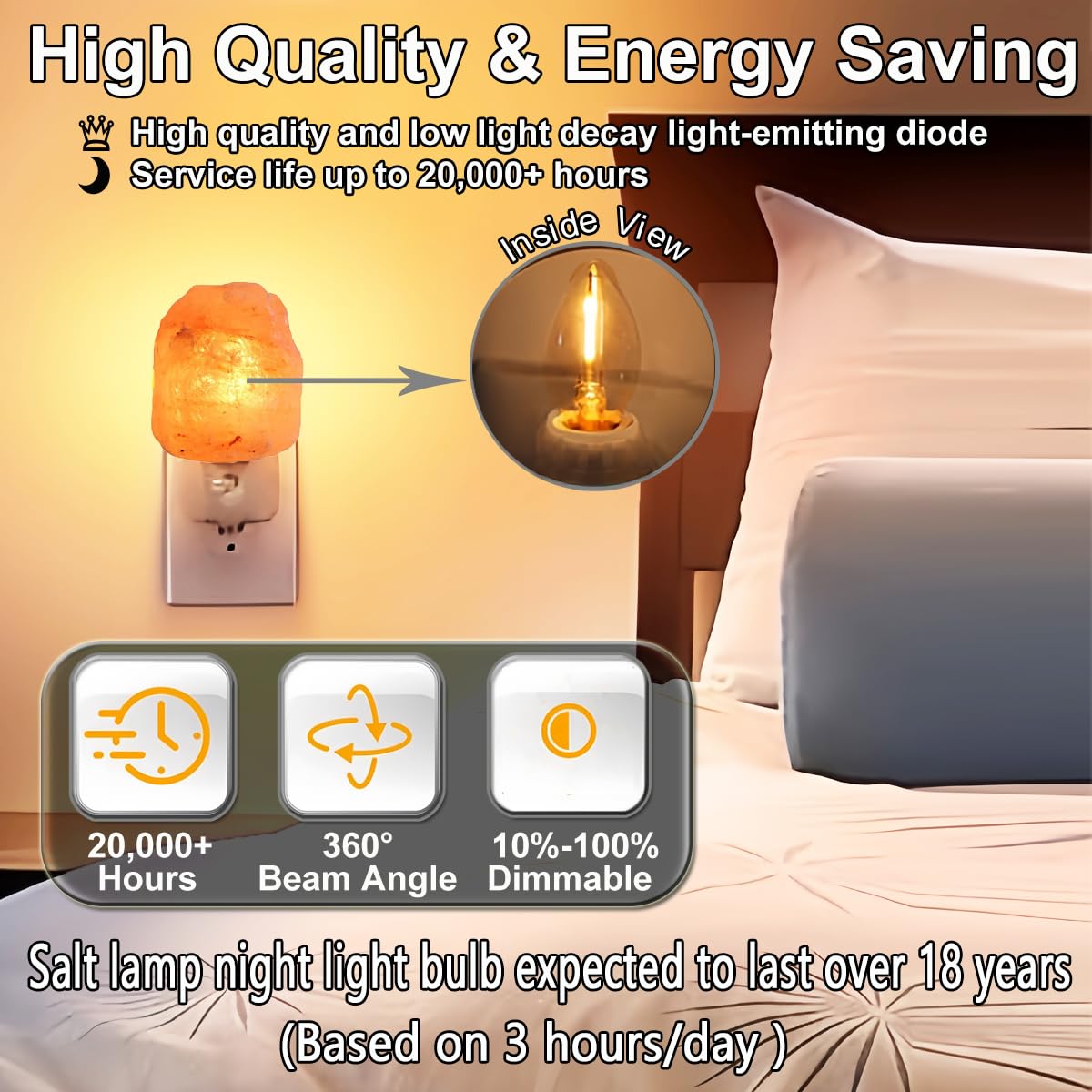 ZwwYvv C7 LED Night Light Bulbs, E12 Candelabra Base 0.6 Watt LED Light Bulbs for Window Candles/Chandeliers/Night Lights,12 Packs, Waterproof,Warm