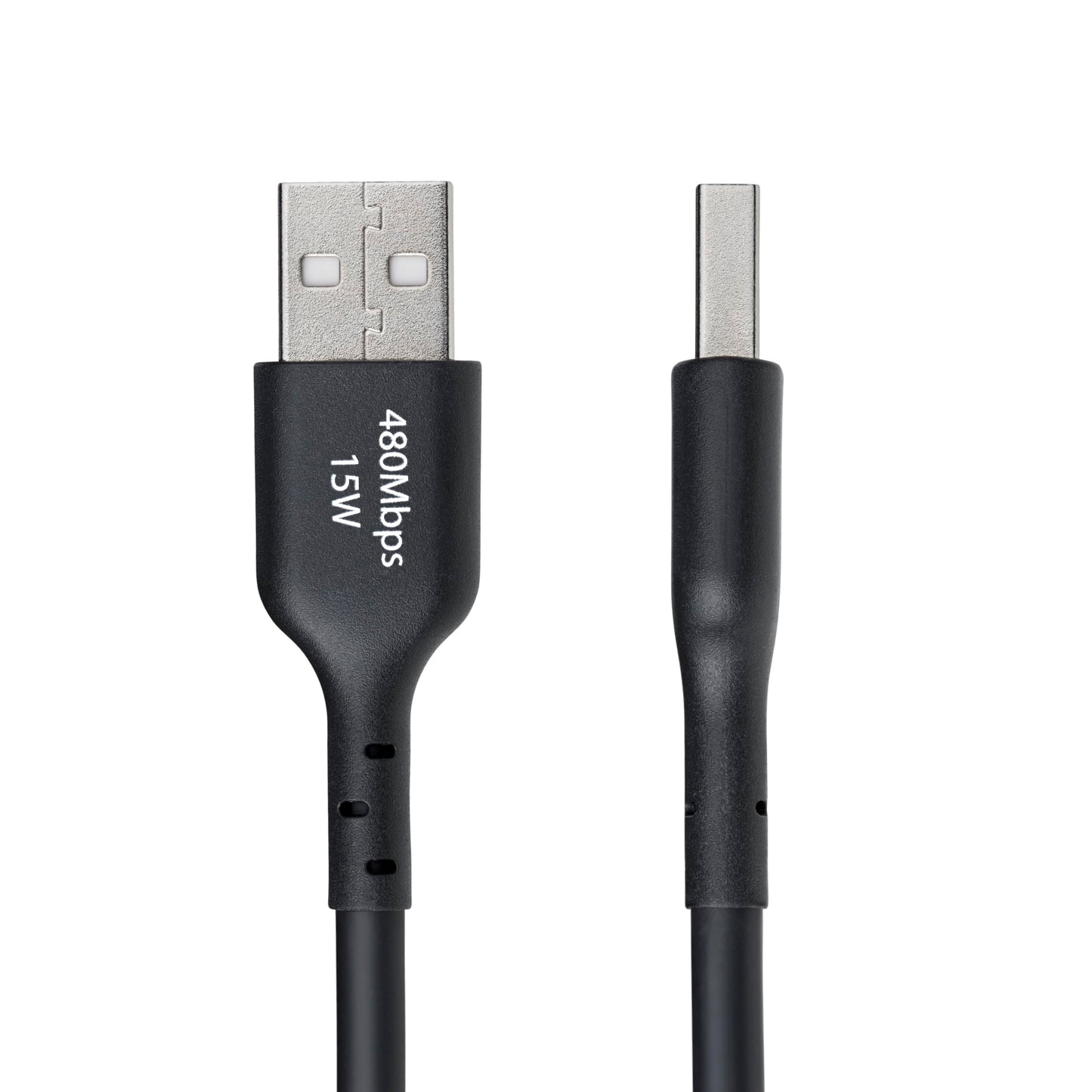 StarTech.com 15ft (4.5m) USB-A to USB-C Charging Cable, Charge & Sync, 3A, USB 2.0, TPE Jacket, Black USB Charging Cord