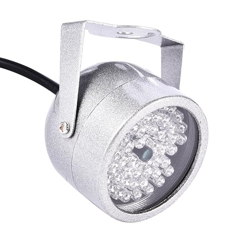 Serounder Camera IR Lights, 48 LED Infrared Night Vision Light for Security CCTV Camera