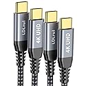 LDLrui USB C to USB C Cable 3ft 2-Pack, USB C 3.2 Gen 2 10Gbps Data Transfer, 4K@60Hz Video Output, 100W PD Fast Charging for iPhone 17/16/15