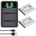 Batmax 2Pcs NP-BN1 NPBN1 Battery + Quick LED Dual Charger for Sony Cyber-Shot DSC-W800 DSC-W830 DSC-TF1 DSC-TX10 TX20 TX30 DSC-QX10 QX30 QX100