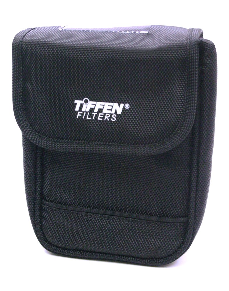 Tiffen 4565BLTPCH6 4X5.65 6 Pocket Camera Lens Filter Pouch with Belt Loop Black