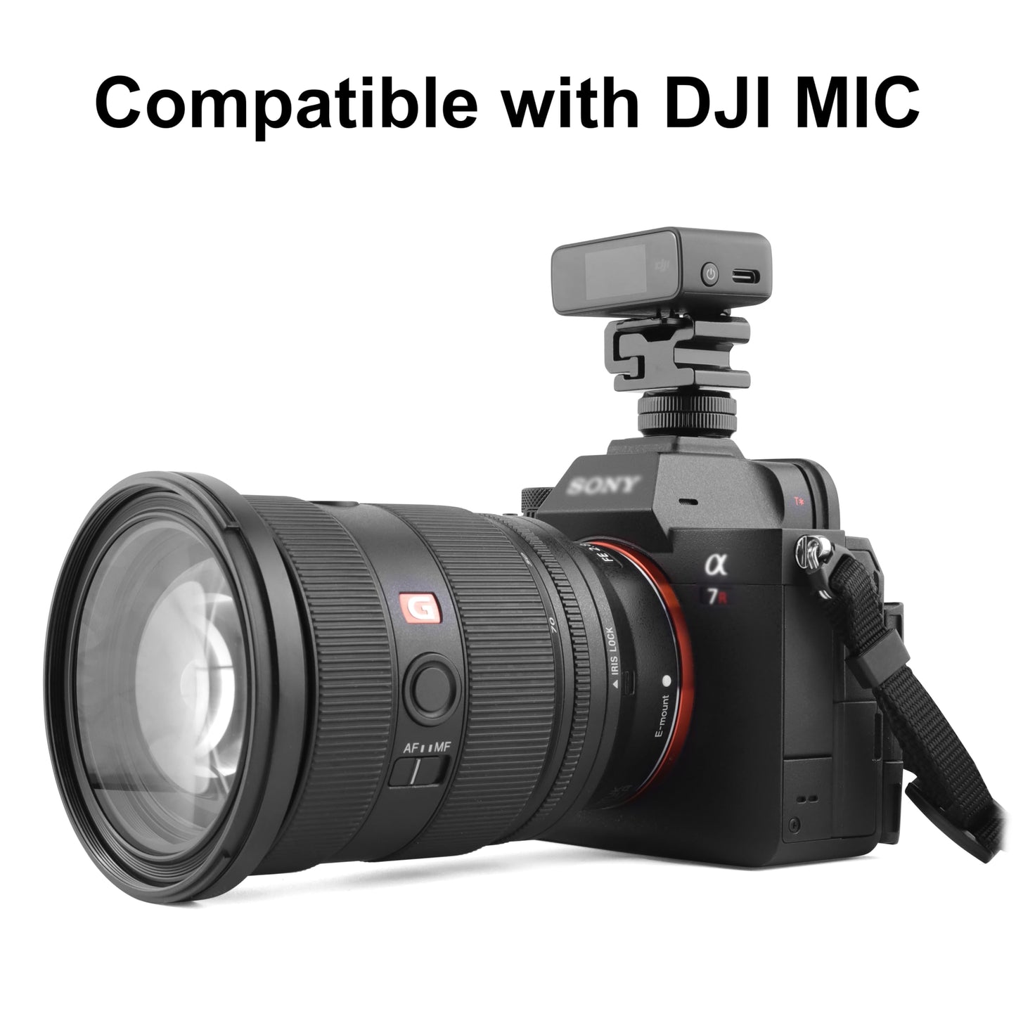 JCMOYUTY for Rode Wireless Go II / ME / PRO Cold Shoe Mount Adapter, for DJI Mic 3, Mic 2, Mic Mini, Mic 1 / Hollyland Lark M1 M2 Microphone Camera
