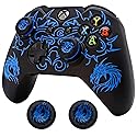 Controller Skin for Xbox-One, BRHE Anti-Slip Silicone Cover Protector Case Accessories Set for Microsoft Xbox 1 Wireless/Wired Gamepad Joystick with 2