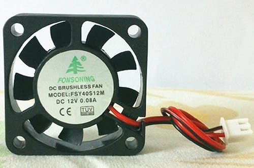 40x40x10MM FSY40S12M FSY40S12L 12V 0.08A 2Wire Cooling Fan