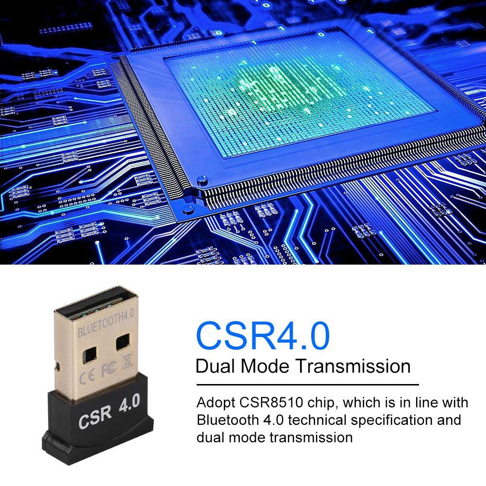 Bluetooth Adapter,CSR4.0 Mini USB Bluetooth Adapter Wiress Dongles Receiver for Mouse Keyboard Headset,etc.