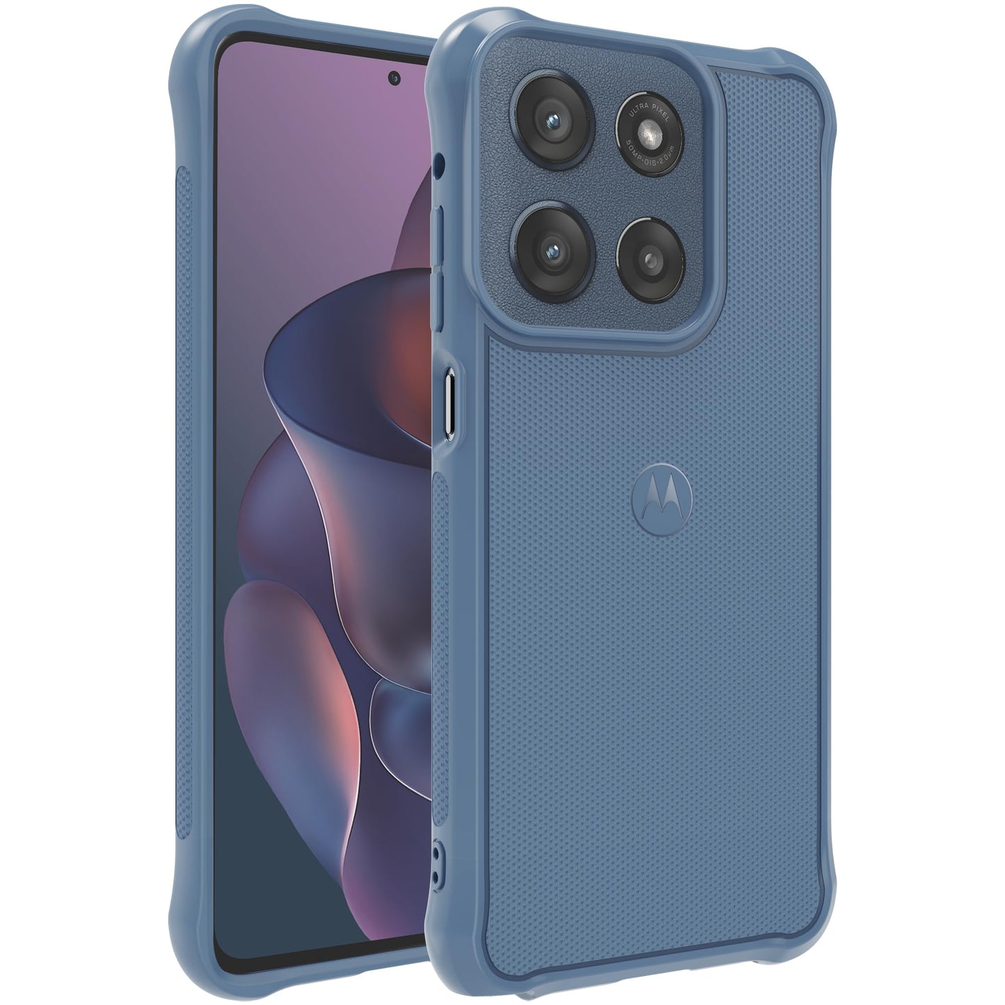 Motorola Moto G Stylus (2025/2026) Rugged Protective Case- Dusk Blue