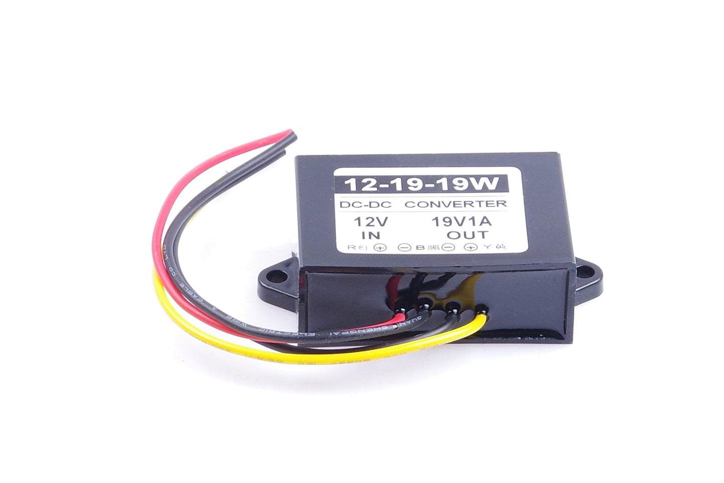 KNACRO DC 12V 10-17V Step-Up to DC 19V 1A 19W Weatherproof Power Supply Module Converter Regulator Booster