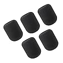 Phenyx Pro 5 Pack Foam Mic Cover, Thick Handheld Microphone Windscreen, Reusable Microphone Pop Filter (PTA-WDS5)