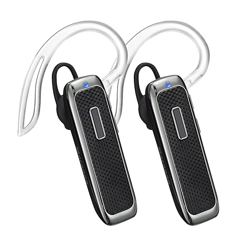 Marnana Bluetooth Headset, Hands-Free Wireless Earpiece w/ 18 Hours Playtime and Noise Cancelling Mic for iPhone Samsung Android Cellphone Truck