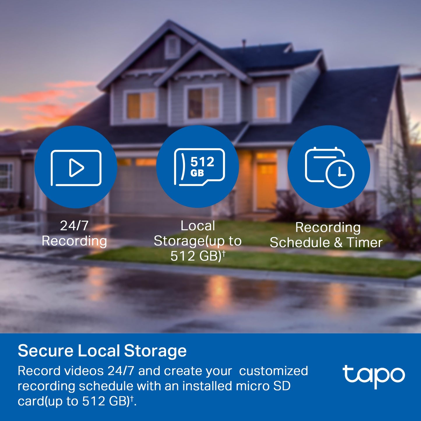 Tapo 1080P Outdoor Wired Pan/Tilt Security Wi-Fi Camera, 360° View, Motion Tracking, Works with Alexa & Google Home, Night Vision, Free AI Detection