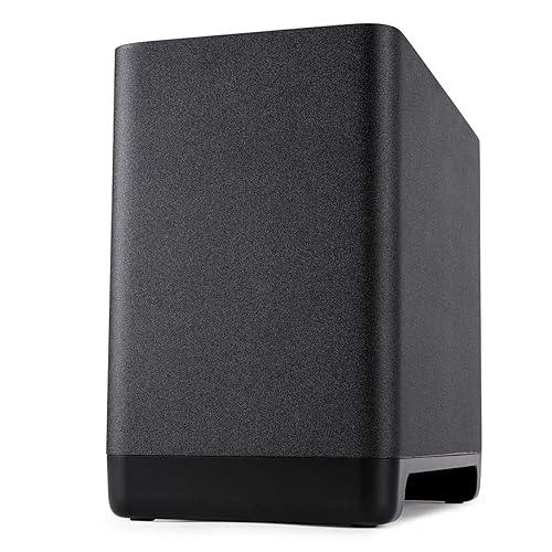 Polk Audio React 7" Wireless Subwoofer- Designed to Add Deep, Impactful Bass to Polk React Soundbar, Bass Adjust EQ, TV Speaker, Amazon Alexa