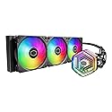 Cooler Master 360 Atmos Performance-Driven Close-Loop AIO Liquid Cooler, R9|Ultra 9, Dual Chamber aRGB Pump, 360 Radiator, Sickleflow Edge PWM Fans