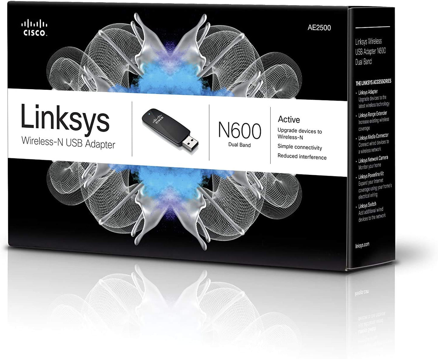 Linksys AE2500-NP Dual-Band Wireless-N USB Adapter