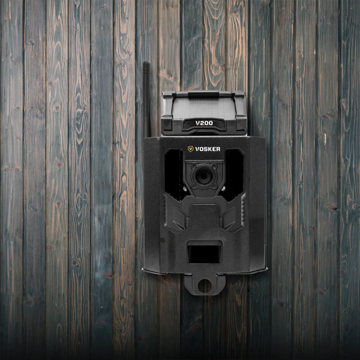 Vosker V100 and V200 Waterproof Outdoor Camera Security Box - Protective Heavy Duty Steel Case | Weather & Animal Resistant with Easy Accessible Panel