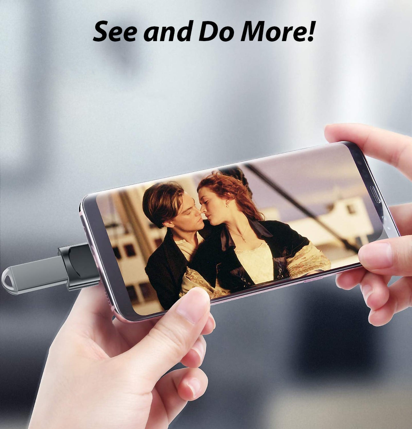 USB Adatper to USB-C OTG (2pack) Compatible with Samsung Galaxy Tab A 10.1 (2019) add Fast 5Gigabyte Expansion Devices Like Keyboard, Mouse, Gamepad…