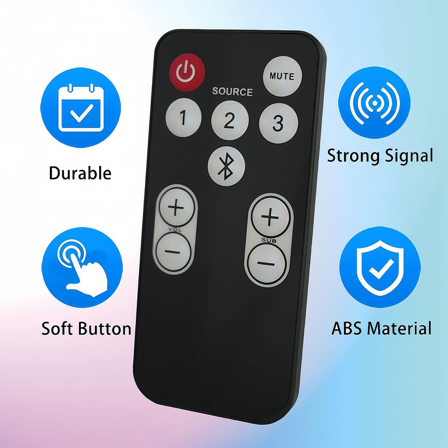 Replacement Remote Control Compatible for Polk Audio RE15031 RE13052 RE1305-2 RE1305-1 3000 4000 6000 Instant Home Theater Soundbar Speaker System