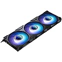 Phanteks M25-120 Gen2 Reversed Blade Triple Pack, 3X 120mm ARGB High Performance Cooling Fans, Daisy-Chain Unified Fan Frame, Infinity Mirror hub
