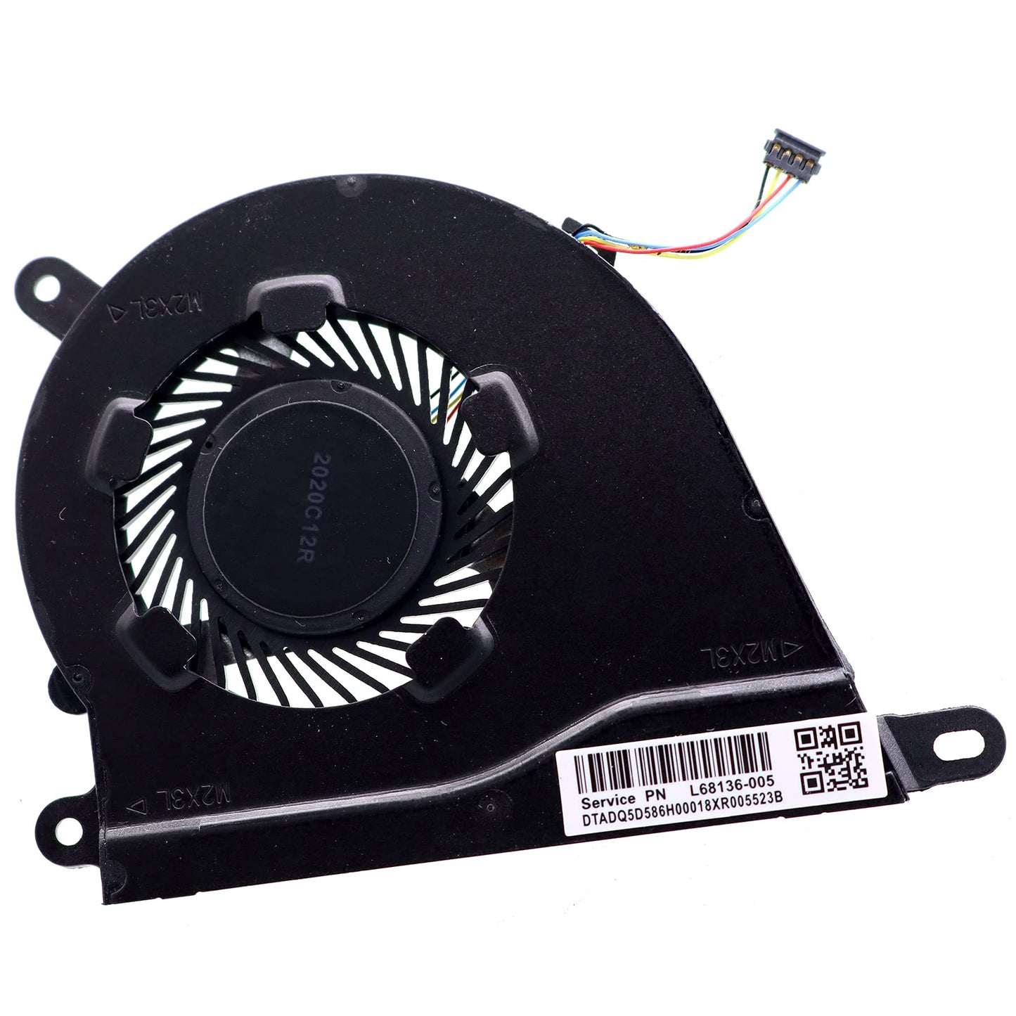 Deal4GO CPU Cooling Fan L68134-001 ND75C07-19A18 for HP 14-DQ 15-DY 15s-FQ 15s-EQ 340S G7 14-DQ0011DX 14-DQ1039WM 15-DY0013DX, Black