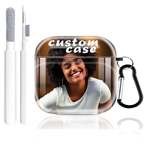 Custom AirPods Case with Photo- Personalize with Your Own Photo & Text, Durable Protective Cover Compatible with AirPods Pro 1st & 2nd Gen, Ideal