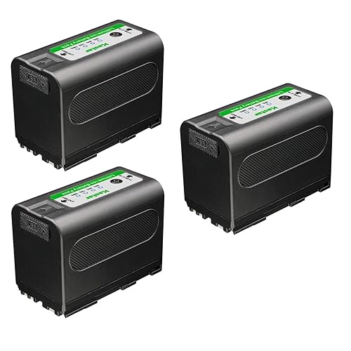 Kastar 3-Pack Battery 7.4V 7000mAh Replacement for Canon XL-1, XL-1S, XL-2, XH-A1, XH-A1 HDV, XH-A1S HD, XH-A1SE HDV, XM1, XM2, XV1, XV2, C2, FV1